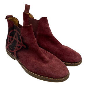 Steve Madden Highline Chelsea Boots Personalized Size 8M Riffle Gun Control Logo